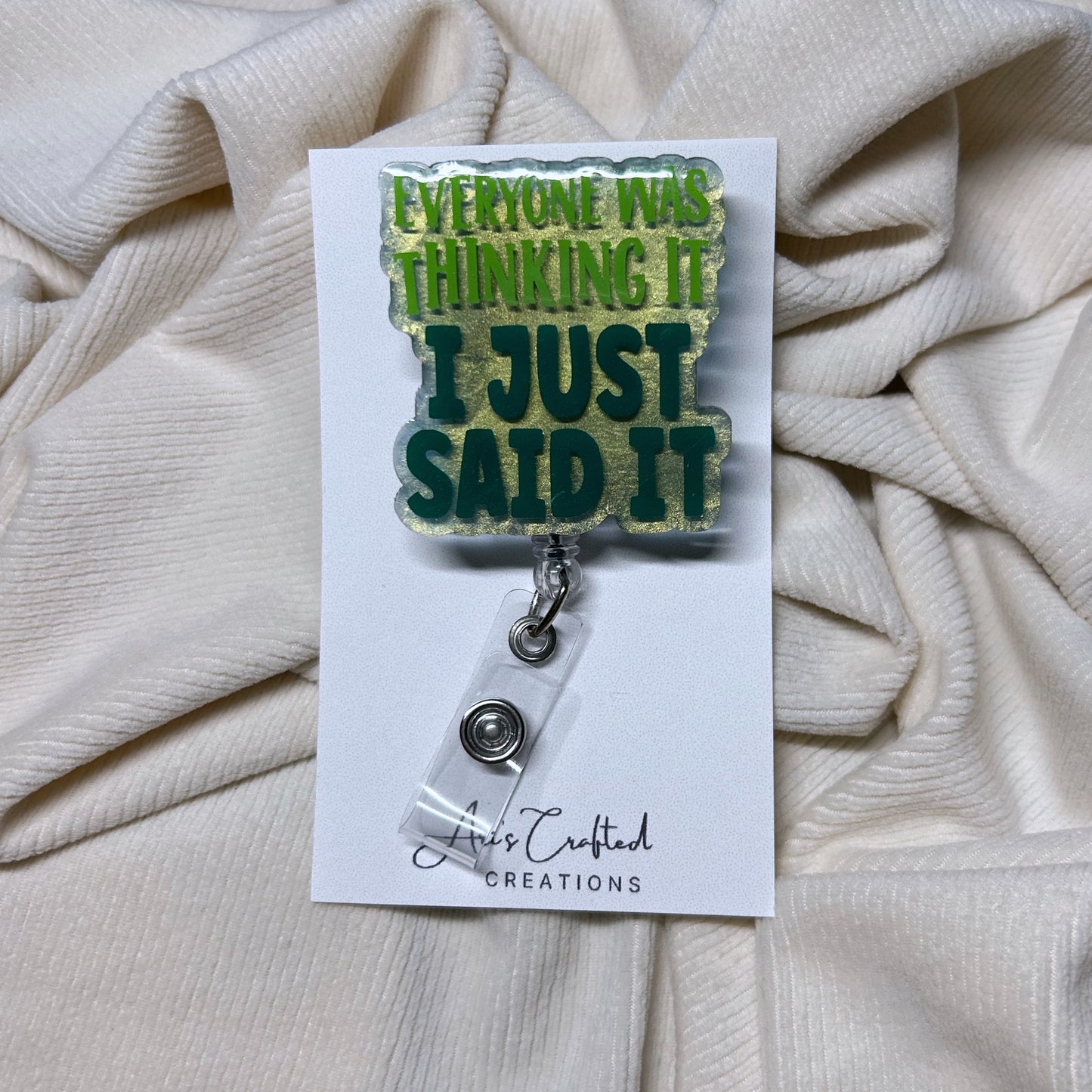 everyone was thinking it - badge reel
