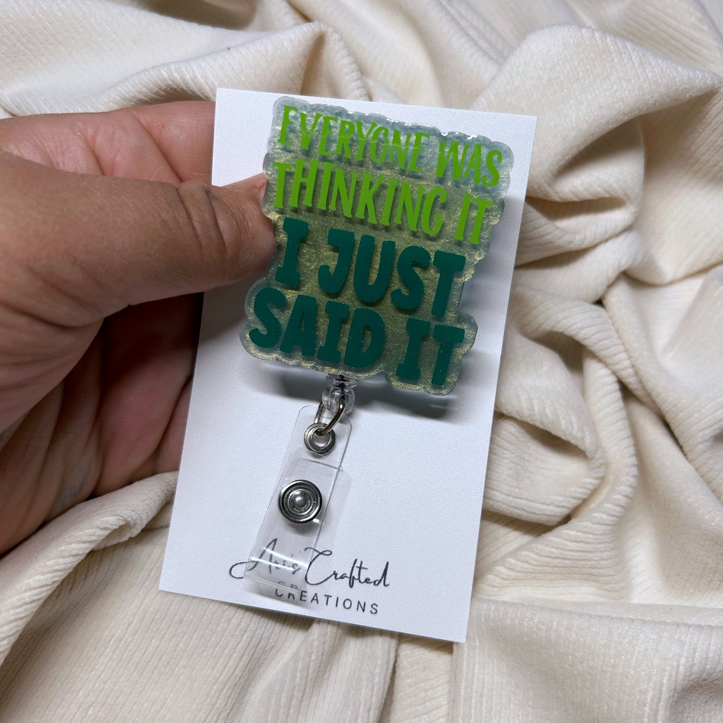 everyone was thinking it - badge reel