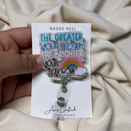 the greater your storm - badge reel
