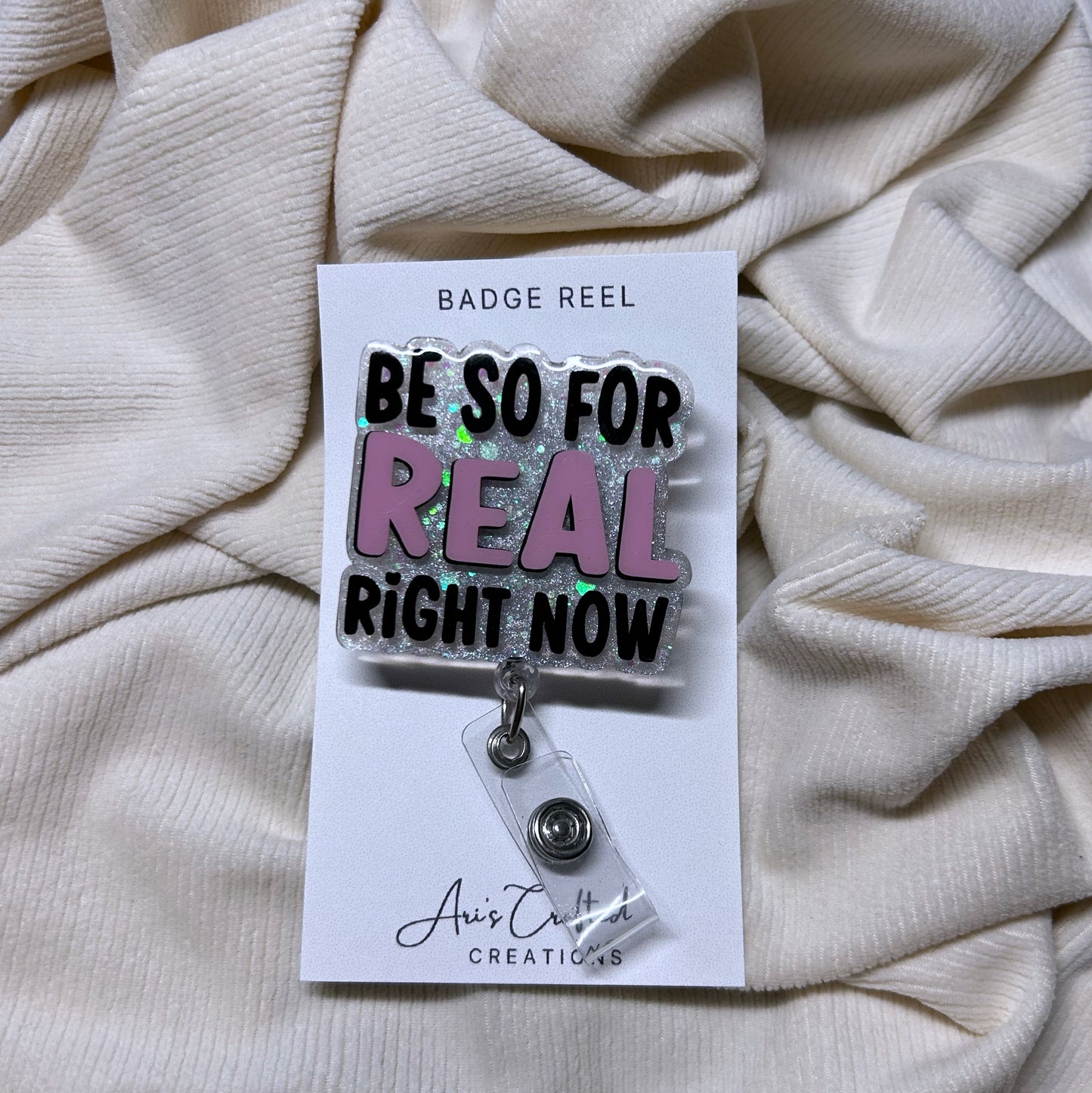 be so for real right now - badge reel