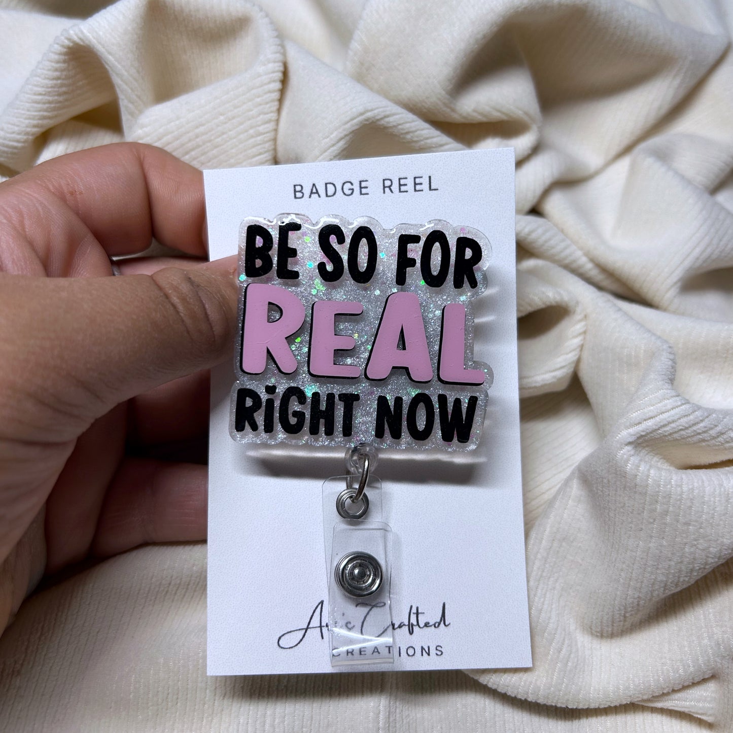 be so for real right now - badge reel